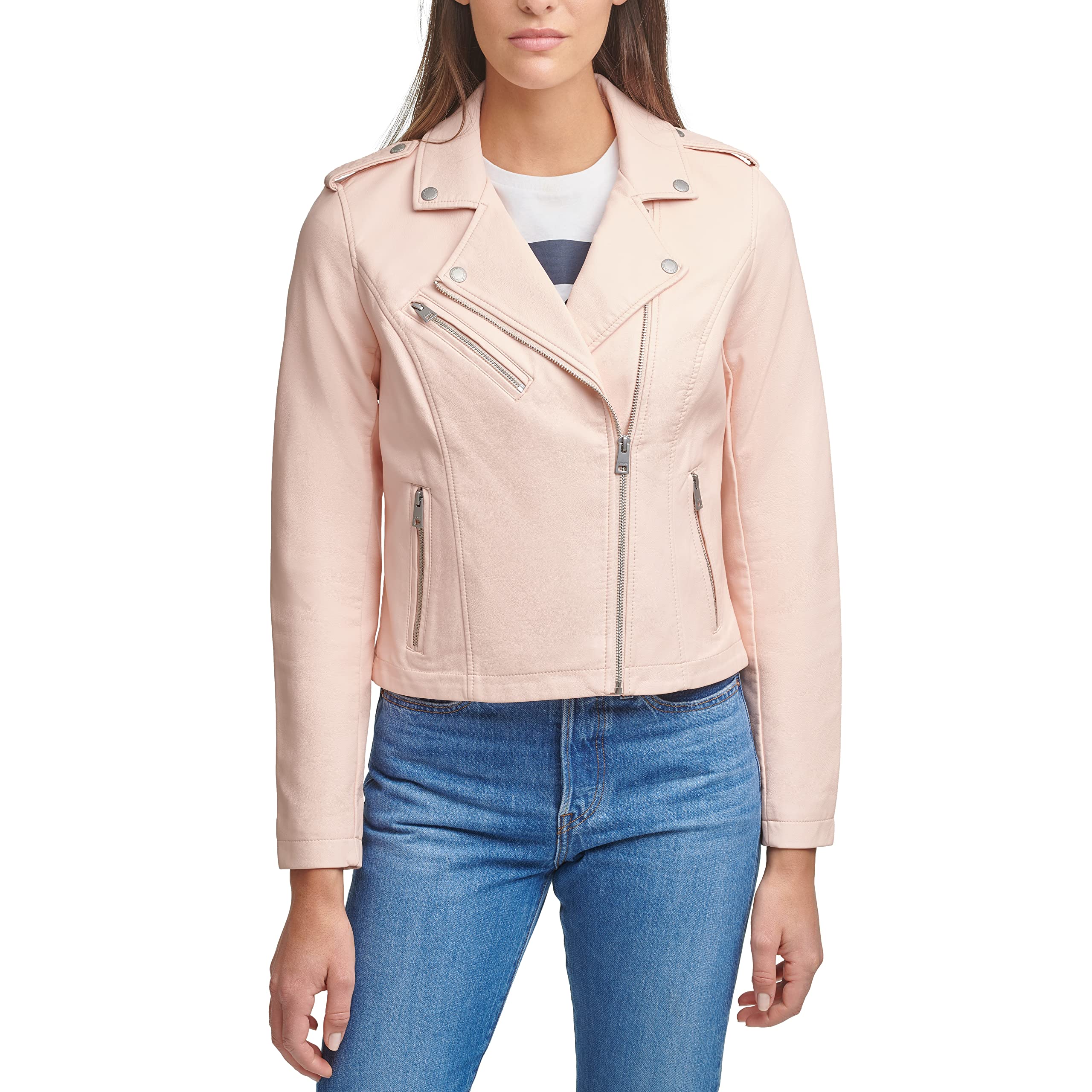 Levi's Women's The Classic Faux Leather Moto Jacket (Regular & Plus Size)