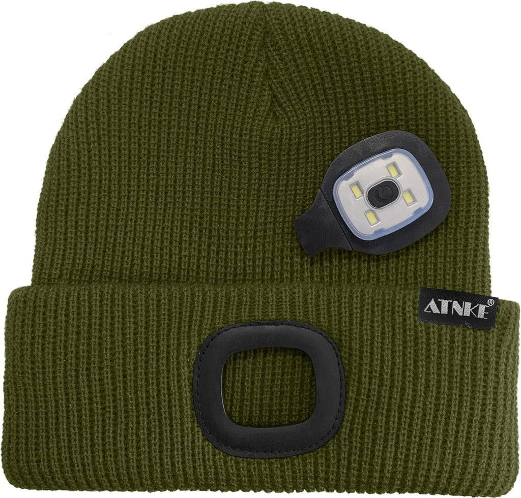 ATNKE Unisex winter hat with led light