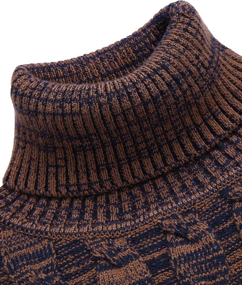 COOFANDY Men's Polo Sweater Fine Knit Long Sleeve Sweater Basic Regular Fit Pullover