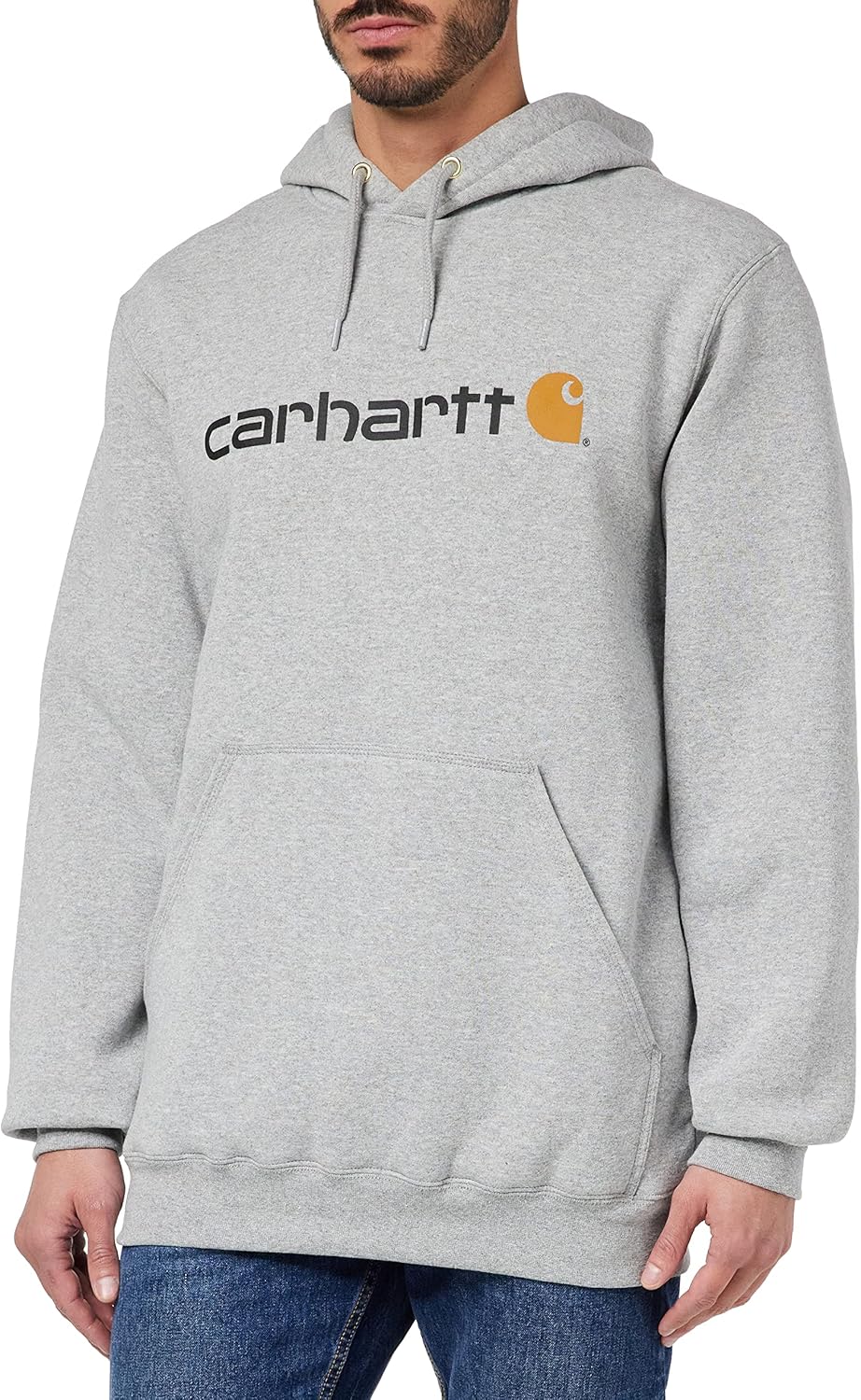 Carhartt herr Loose Fit Midweight Logo Graphic Sweatshirt Tröja