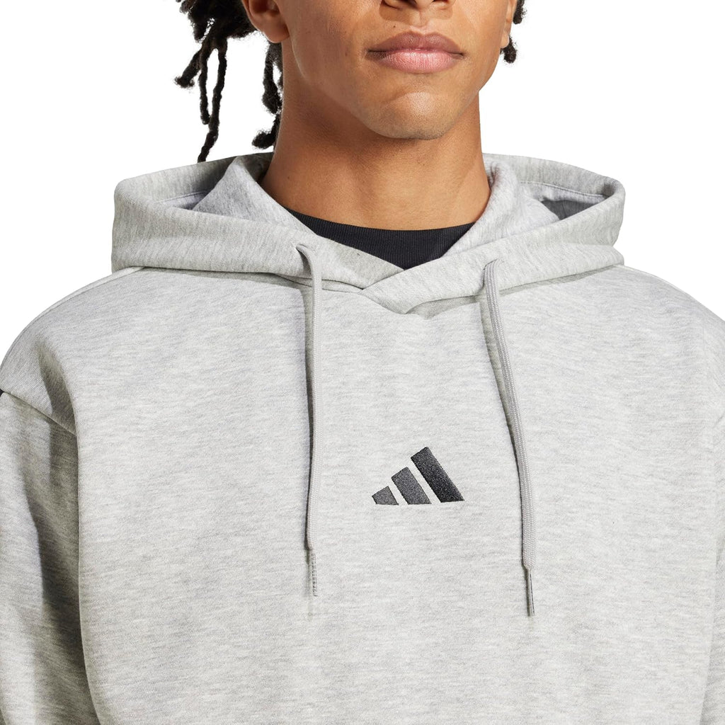 adidas Men's ESSENTIAL THREE STRIPES FLEECE HOODIE Hooded Sweatshirt (Pack of 1)