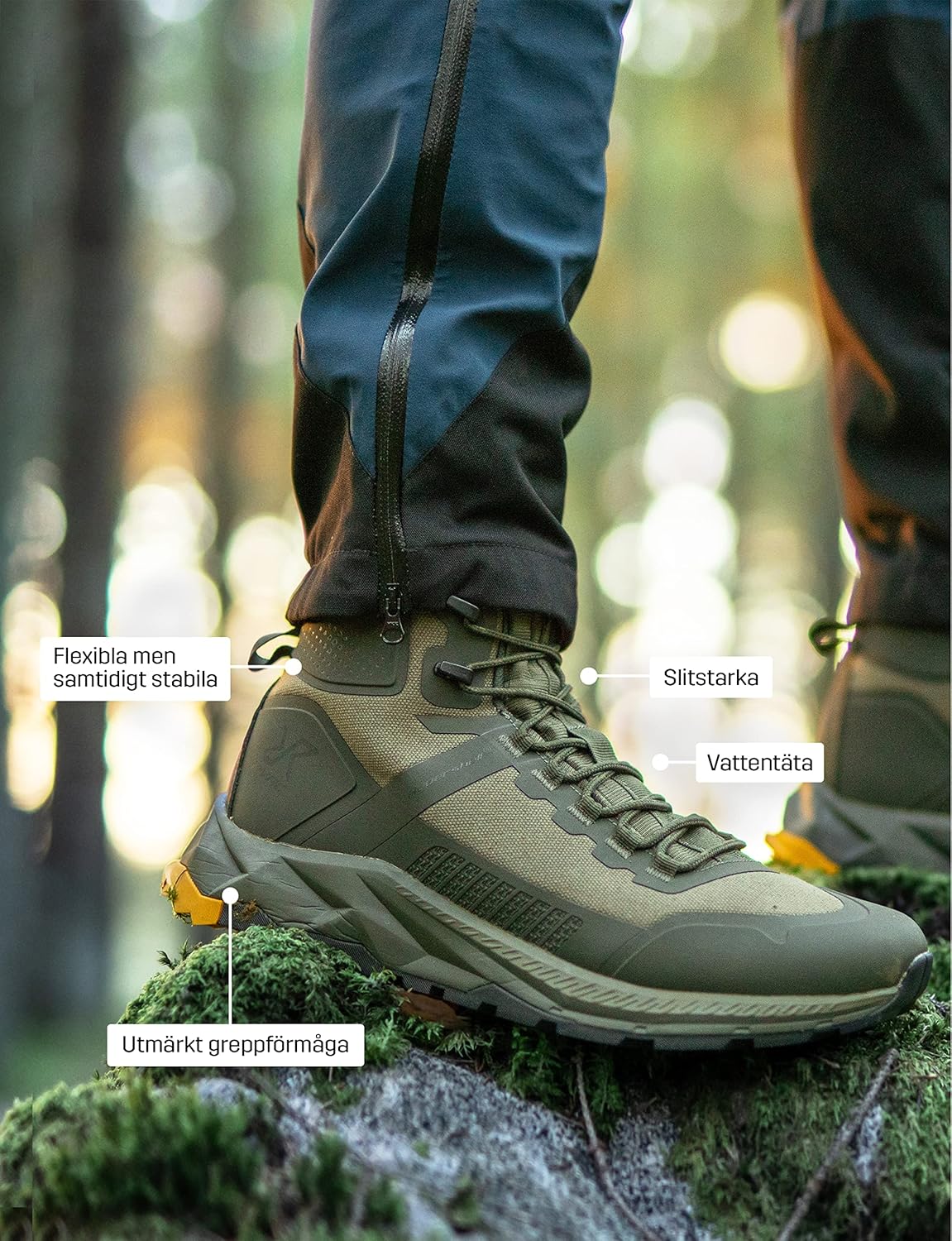 RevolutionRace Women's Phantom Trail Mid Waterproof Hiking Boots, Waterproof Hiking Shoes for All Outdoor Activities