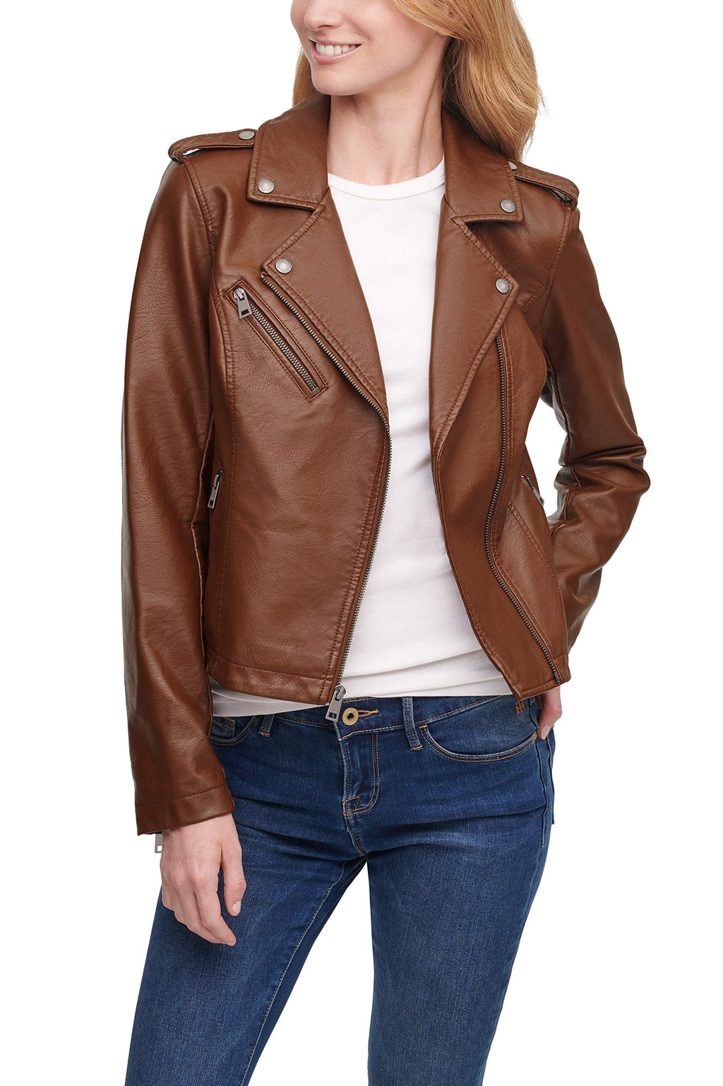 Levi's Women's The Classic Faux Leather Moto Jacket (Regular & Plus Size)