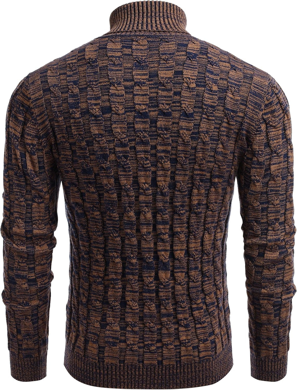 COOFANDY Men's Polo Sweater Fine Knit Long Sleeve Sweater Basic Regular Fit Pullover