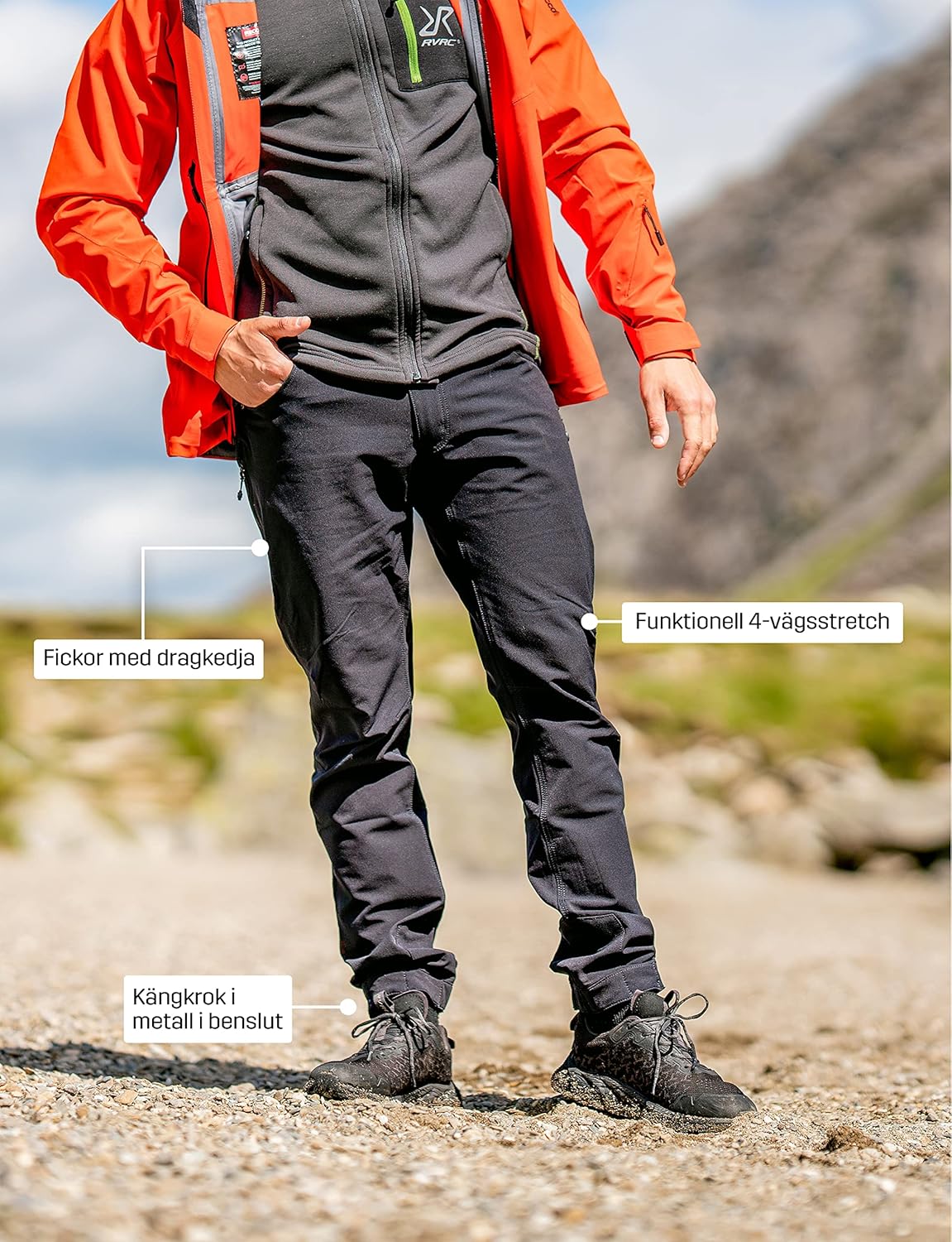 RevolutionRace Men's Explorer Outdoor Jeans, Outdoor Pants for Everyday Use and All Outdoor Activities