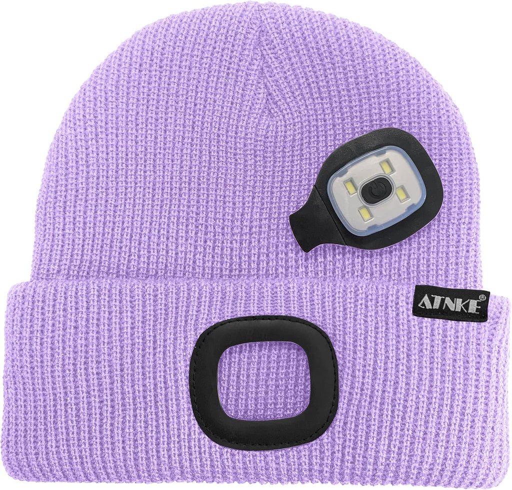 ATNKE Unisex winter hat with led light