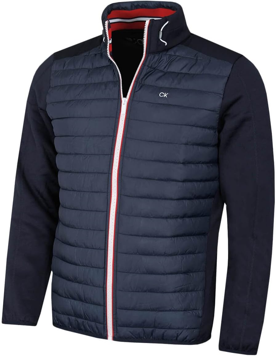 calvin klein black puffer jacket